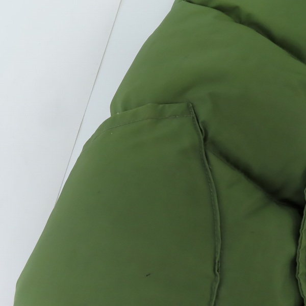 実際に弊社で買取させて頂いたDIET BUTCHER SLIM SKIN/ダイエットブッチャースリムスキン ダウンベスト カーキの画像 6枚目