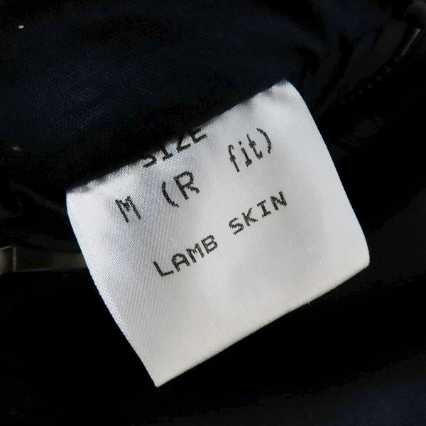 実際に弊社で買取させて頂いたdunhill/ダンヒル レザー ムートンジャケット/Mの画像 3枚目