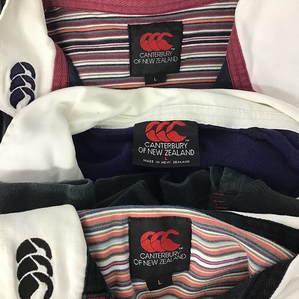 実際に弊社で買取させて頂いた【おまとめ品】CANTERBURY OF NEWZEALAND/カンタベリー 長袖 ラガーシャツ/ポロシャツの画像 1枚目