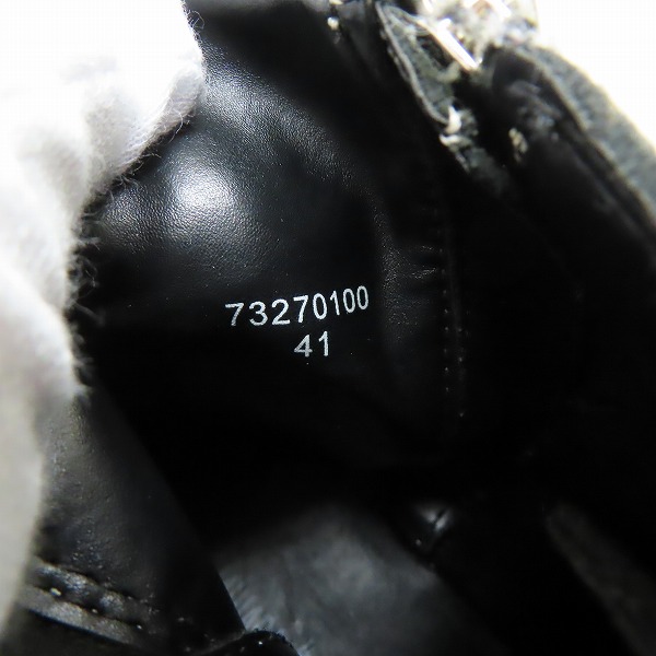 実際に弊社で買取させて頂いたMIHARA YASUHIRO/ミハラヤスヒロ ハイカット スニーカー サイドジップ 73270100/41の画像 5枚目