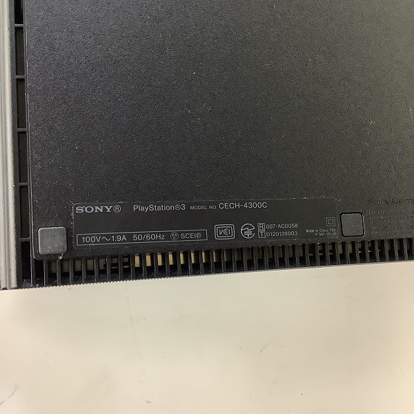 実際に弊社で買取させて頂いたSONY/ソニー PlayStation3/PS3/プレイステーション3 本体 500GB CECH-4300C チャコールブラック【簡易動作確認済み】の画像 5枚目
