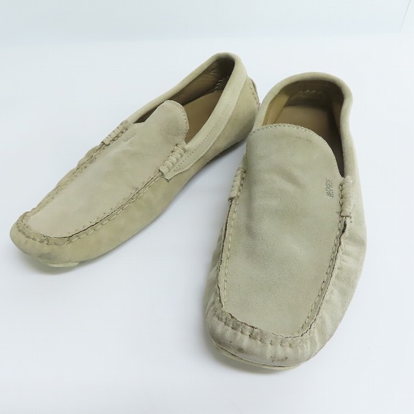 実際に弊社で買取させて頂いたHUGO BOSS/ヒューゴボス スウェードローファー/シューズ/50222141/UK6