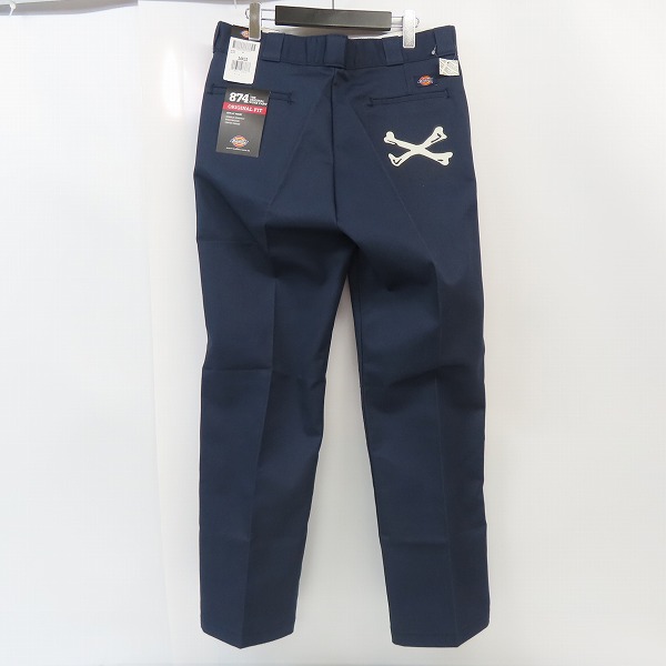 実際に弊社で買取させて頂いた【未使用】Dickies×East L.a./ディッキーズ 874 Original Fit クロスボーン ワークパンツ W5417J9 34×32の画像 1枚目