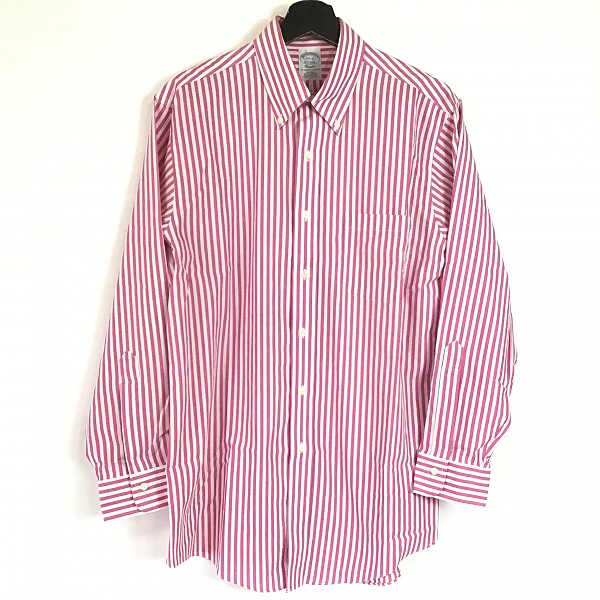 実際に弊社で買取させて頂いた【おまとめ品】BROOKS BROTHERS/ブルックスブラザーズ ストライプ/ギンガムチェック柄 等 シャツの画像 6枚目