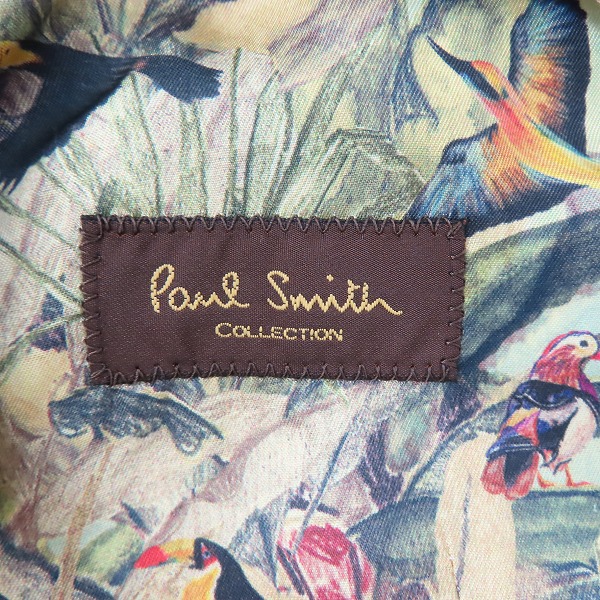 実際に弊社で買取させて頂いたPaul Smith/ポールスミス バードプリント/総柄 ジレ/ベスト PC-IS-66469/Mの画像 2枚目