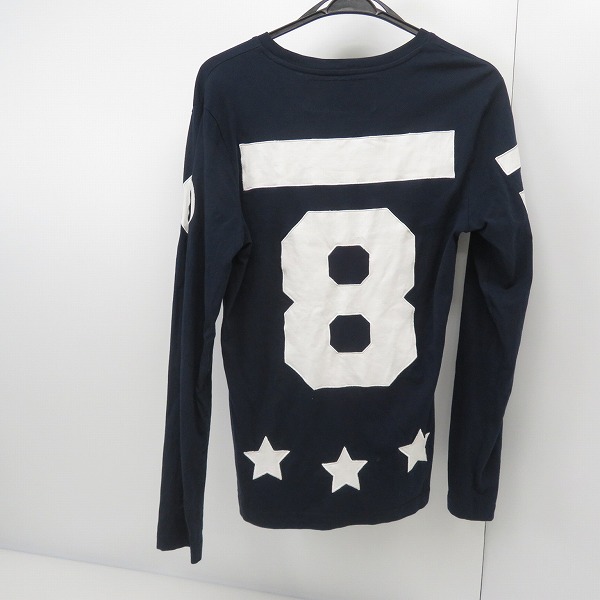 実際に弊社で買取させて頂いたHYDROGEN/ハイドロゲン ラインデザイン ロングスリーブ Tシャツ/Sの画像 1枚目