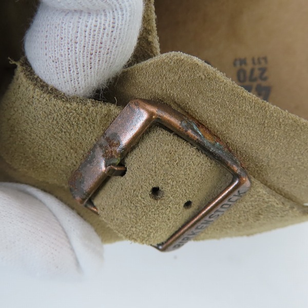 実際に弊社で買取させて頂いたBIRKENSTOCK/ビルケンシュトック Boston ボストン スエード サボ サンダル/27.0の画像 5枚目