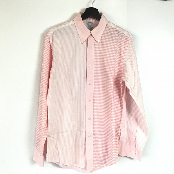 実際に弊社で買取させて頂いた【おまとめ品】BROOKS BROTHERS/ブルックスブラザーズ ストライプ/ギンガムチェック柄 等 シャツの画像 4枚目