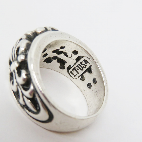 実際に弊社で買取させて頂いた【ギャラ付】LEATHERS & TREASURES/レザーズアンドトレジャーズ フィリグリークロスリング 20.5号の画像 6枚目