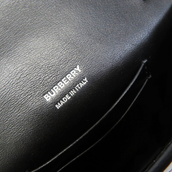 実際に弊社で買取させて頂いたBURBERRY/バーバリー TBモノグラム レザー ロビンバッグの画像 4枚目