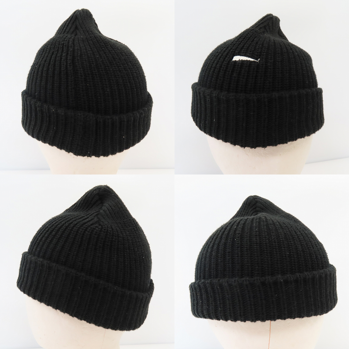 実際に弊社で買取させて頂いたDECENDANT/ディセンダント ニットキャップ ブラックの画像 1枚目