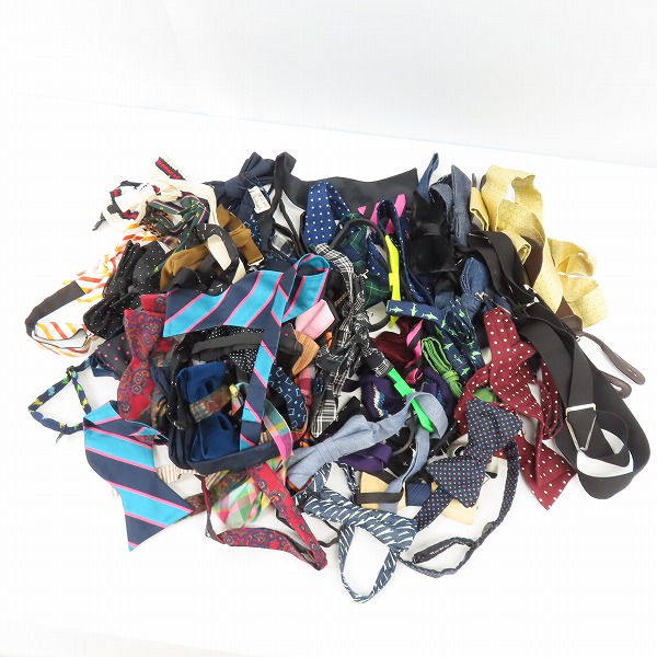 実際に弊社で買取させて頂いた【おまとめ品】ブルックス ブラザーズ/ポール スチュアート他 蝶ネクタイ/サスペンダーの画像 6枚目