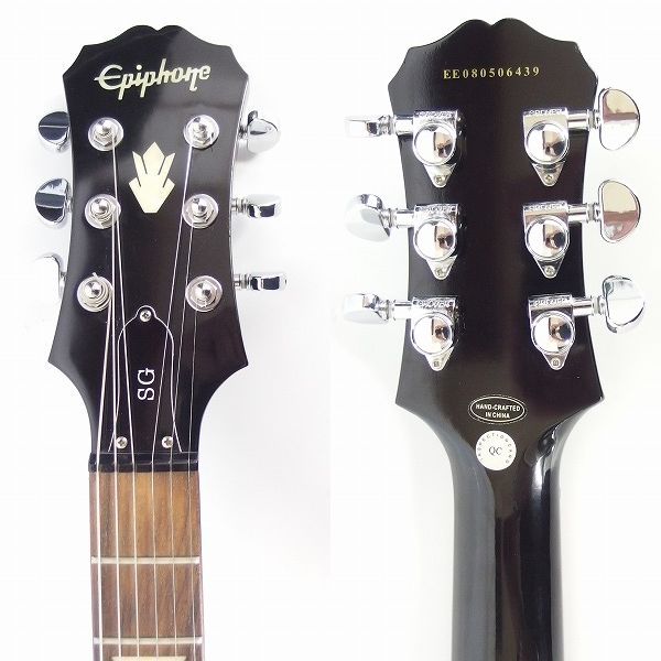 実際に弊社で買取させて頂いた★Epiphone/エピフォン SG Standard エレキギター ギグケース付の画像 2枚目