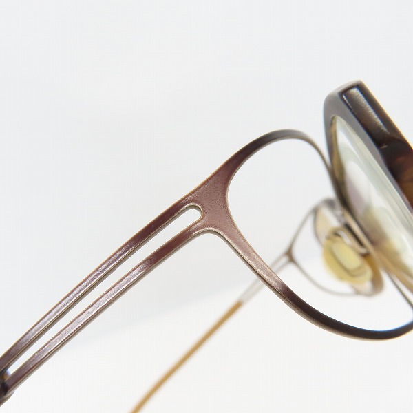 実際に弊社で買取させて頂いたspec espace/スペックエスパス デミ柄 度入り 眼鏡/メガネフレーム ES-7087の画像 8枚目