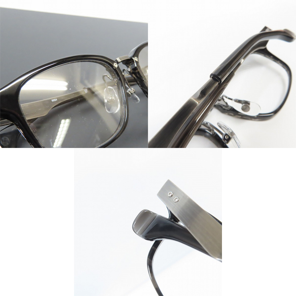 実際に弊社で買取させて頂いた999.9/フォーナインズ フルリム アイウエア/メガネフレーム M-35 Col.6954の画像 8枚目