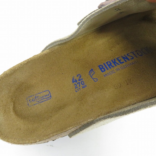 実際に弊社で買取させて頂いたビルケンシュトック/BIRKENSTOCK チューリッヒ サンダル/27の画像 4枚目