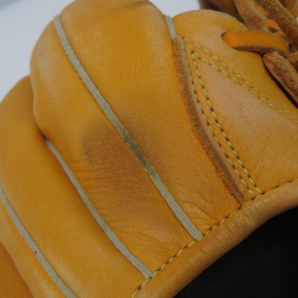 実際に弊社で買取させて頂いたmizuno/ミズノ FIELD GLISTER me/フィールドグリスター 軟式 内野手用 グローブ/グラブの画像 5枚目