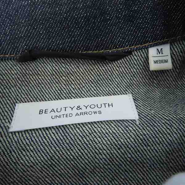実際に弊社で買取させて頂いたBEAUTY＆YOUTH/ビューティー&ユース UNITED ARROWS/ユナイテッドアローズ デニムジャケット/Gジャン 1225-219-7357/Mの画像 2枚目