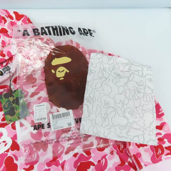 未使用】A BATHING APE/アベイシングエイプ ABCカモ フルジップ
