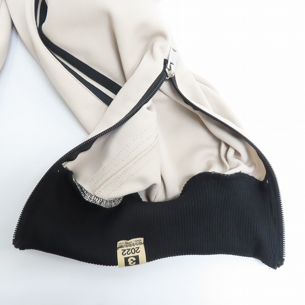 実際に弊社で買取させて頂いたMaison MIHARA YASUHIRO/メゾン ミハラヤスヒロ twisted track pants/ツイステッド トラックパンツ A08PT642 46の画像 6枚目