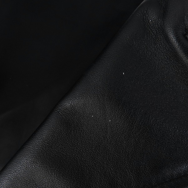 実際に弊社で買取させて頂いたUNITED ARROWS＆SONS/ユナイテッドアローズ アンド サンズ ダブルライダースベストジャケット ブラック/Mの画像 5枚目