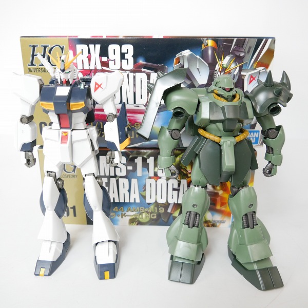 実際に弊社で買取させて頂いた【組済】バンダイ HG 1/144 νガンダム/ギラ・ドーガ 2点セット/ガンプラ/逆襲のシャア