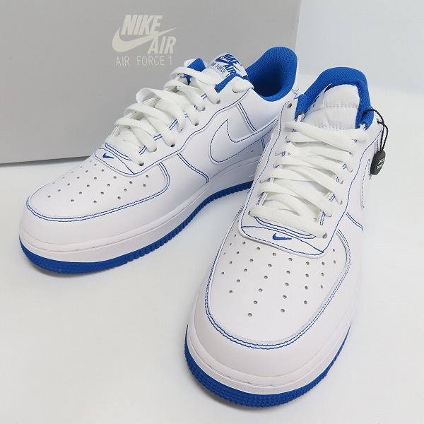 NIKE/ナイキ AIR FORCE 1 07 BLUE STITCH/エアフォース1 ブルー 