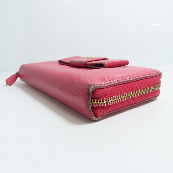 実際に弊社で買取させて頂いたPRADA/プラダ ラウンドジップ 長財布/ロングウォレットの画像 2枚目