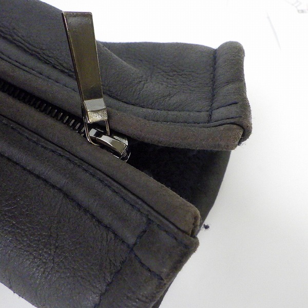 実際に弊社で買取させて頂いたdunhill/ダンヒル レザー ムートンジャケット/Mの画像 6枚目