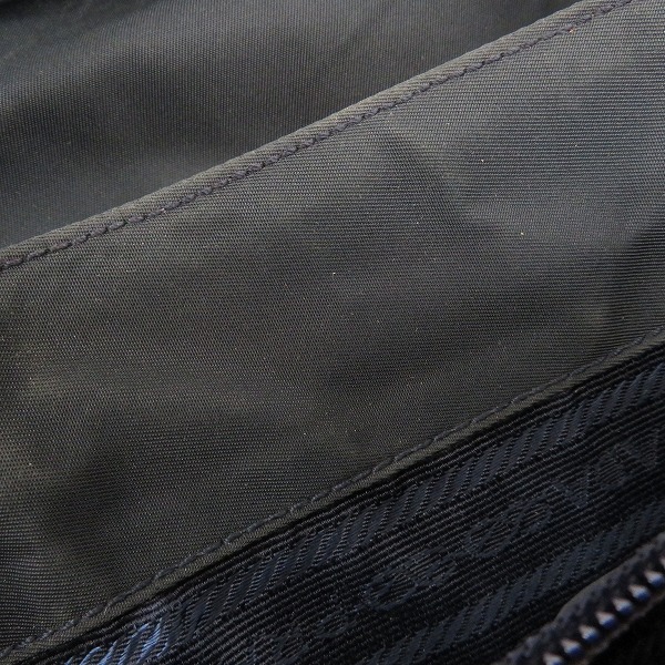 実際に弊社で買取させて頂いたPRADA/プラダ 三角ロゴプレート ハンドバッグ 2点セットの画像 6枚目