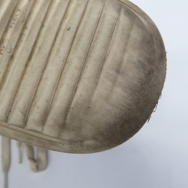 実際に弊社で買取させて頂いたRick Owens/リックオウエンス RAMONES/ラモーンズ サイドジップ レザー スニーカー/39の画像 7枚目