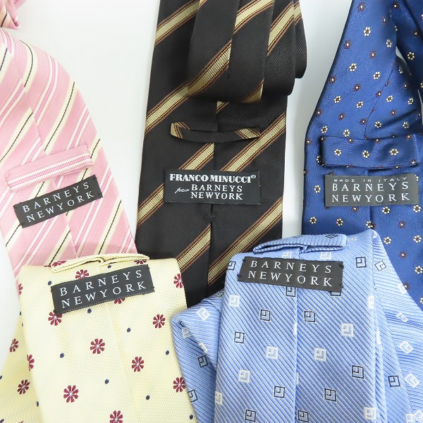 実際に弊社で買取させて頂いた【おまとめ】BARNEYS NEW YORK/バーニーズニューヨーク ネクタイの画像 3枚目