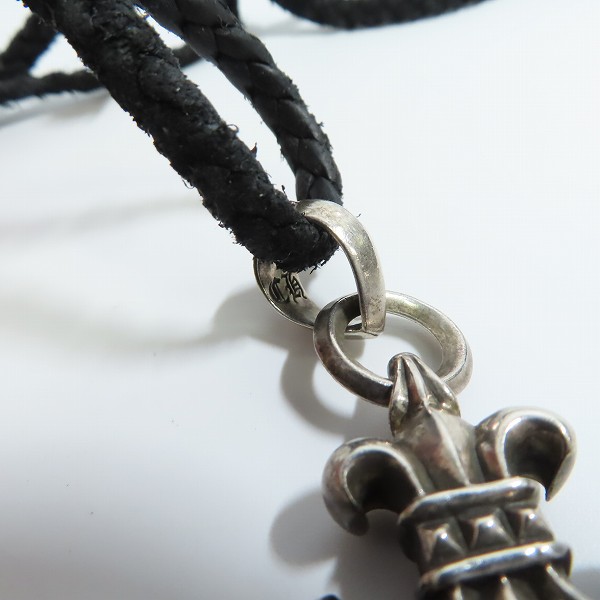 Chrome Heartsクロムハーツ ペンダント フレア レザーブレイド CHROME HEARTS/クロムハーツ BSフレアペンダント w/レザーブレードの