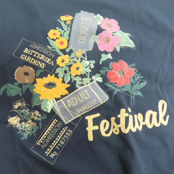 実際に弊社で買取させて頂いたPaul Smith COLLECTION/ポールスミスコレクション フェスティバル プリントTシャツ ネイビー 299Z/Lの画像 5枚目