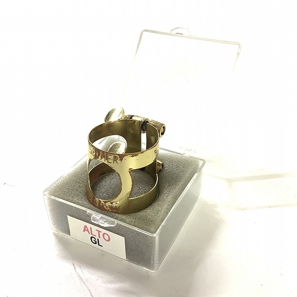 実際に弊社で買取させて頂いたSELMER/セルマー ALTO GL アルトサックス リガチャー