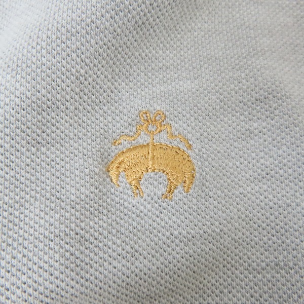 実際に弊社で買取させて頂いたBROOKS BROTHERS/ブルックスブラザーズ ロゴ刺繍 半袖ポロシャツ/ Sの画像 5枚目