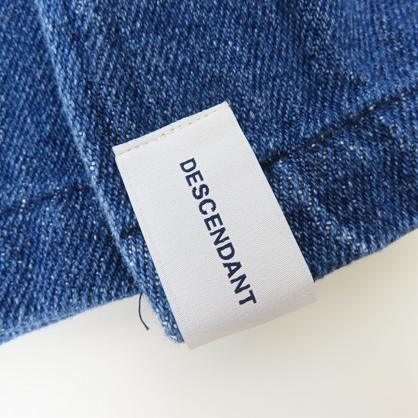 実際に弊社で買取させて頂いたDESCENDANT/ディセンダント 20SS SPICOLI HOODED LS SHIRT フード デニムシャツ 201WVDS-SHM01 /2の画像 5枚目