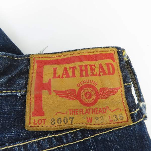 実際に弊社で買取させて頂いたFLAT HEAD/フラットヘッド デニムパンツ 3007/33の画像 2枚目