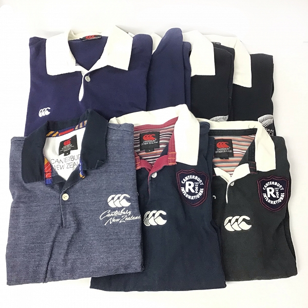 実際に弊社で買取させて頂いた【おまとめ品】CANTERBURY OF NEWZEALAND/カンタベリー 長袖 ラガーシャツ/ポロシャツ