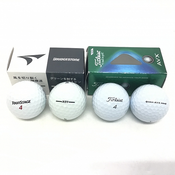 実際に弊社で買取させて頂いた【未使用/オウンネーム含む】Titleist/タイトリスト BRIDGESTONE/ブリヂストン SRIXON/スリクソン 他 ゴルフボール 計1.3ダースの画像 3枚目