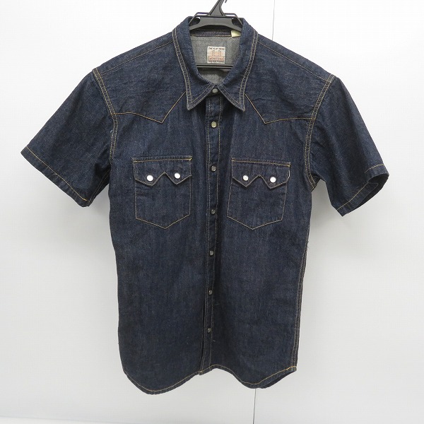 実際に弊社で買取させて頂いたTHE FLAT HEAD/フラットヘッド 半袖 デニムシャツ 75139 /42