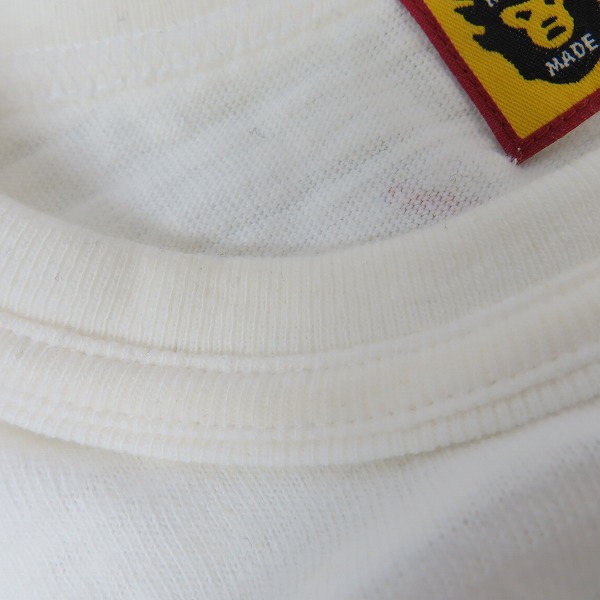 実際に弊社で買取させて頂いたHUMAN MADE×KAWS/ヒューマンメイド×カウズ 21SS T-SHIRT XX22TE003 XLの画像 6枚目