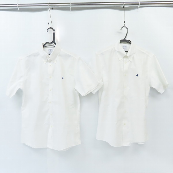 実際に弊社で買取させて頂いたBROOKS BROTHERS/ブルックスブラザーズ 半袖 ボタンダウンシャツ 2点セット