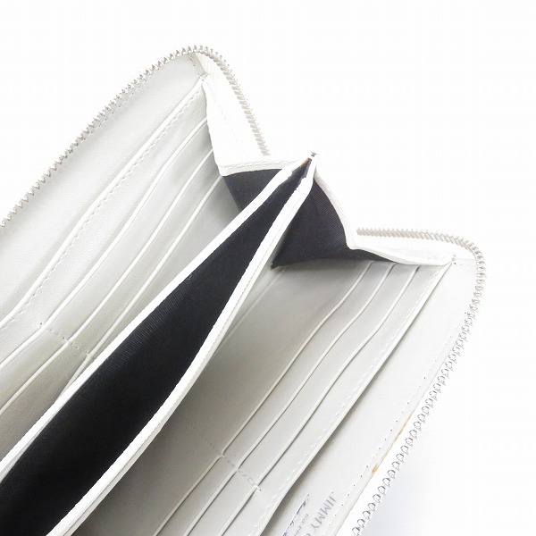 実際に弊社で買取させて頂いたJIMMY CHOO/ジミーチュウ ラウンドファスナー 長財布/ウォレットの画像 3枚目