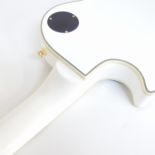実際に弊社で買取させて頂いた★【美品】Epiphone/エピフォン Les Paul Custom Alpine White/レスポールカスタム エレキギター ソフトケース付の画像 8枚目
