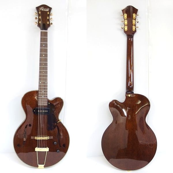 ☆【美品】Rozeo/ロゼオ Ladybug Mahogany-TBC フルアコ エレキギター