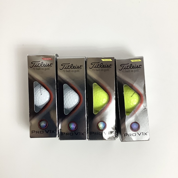 実際に弊社で買取させて頂いた【未使用】Titleist/タイトリスト PRO V1x ゴルフボール 1ダース