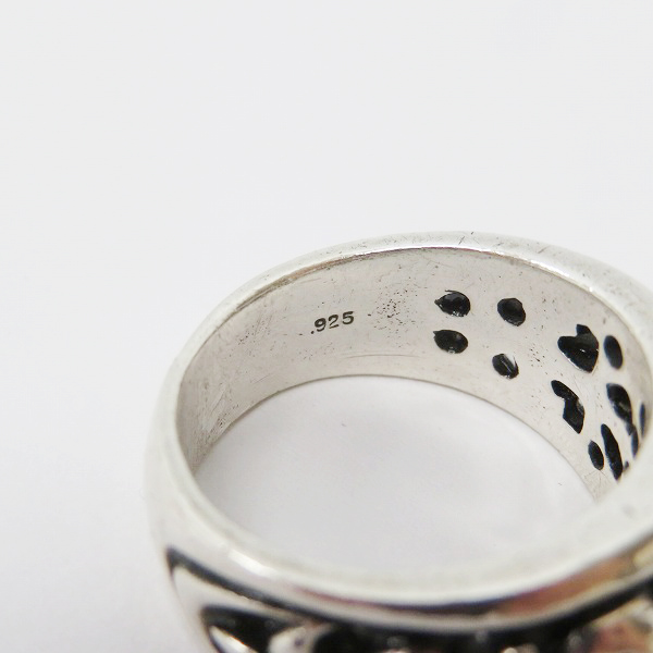 実際に弊社で買取させて頂いた【ギャラ付】LEATHERS & TREASURES/レザーズアンドトレジャーズ フィリグリークロスリング 20.5号の画像 7枚目