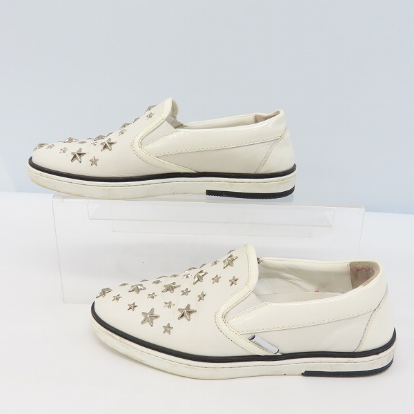 実際に弊社で買取させて頂いたJIMMY CHOO/ジミーチュウ スタースタッズ スリッポン シューズ/39の画像 3枚目