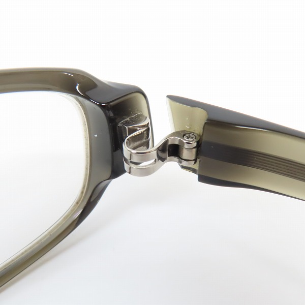 実際に弊社で買取させて頂いた999.9/フォーナインズ スクエア型 度入り眼鏡 メガネフレーム/NP-81の画像 5枚目